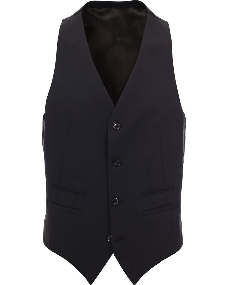 tiger of sweden jeds waistcoat black Klassisk Salg x0eqi